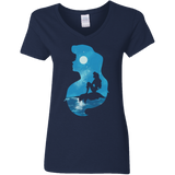 Mermaid Portrait Women's V-Neck T-Shirt