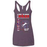 Unexplained Files Women's Triblend Racerback Tank