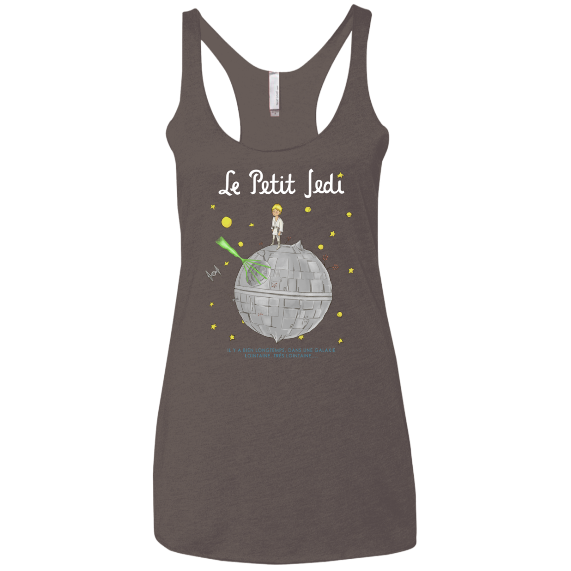 Le Petit Jedi Women's Triblend Racerback Tank