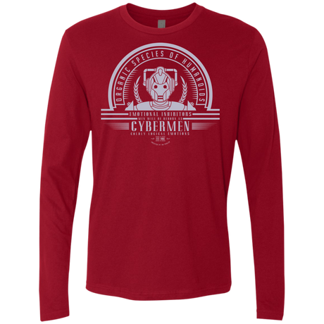 Who Villains Cybermen Men's Premium Long Sleeve