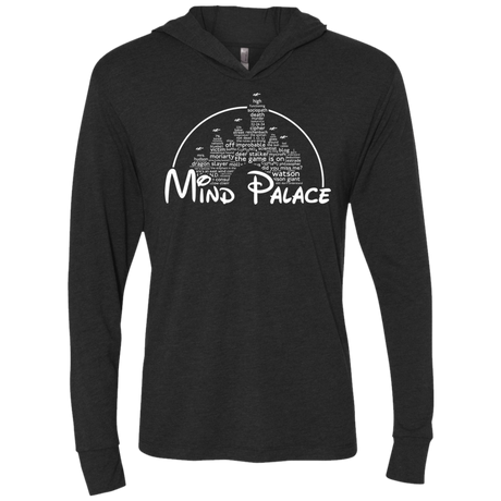 Mind Palace Triblend Long Sleeve Hoodie Tee