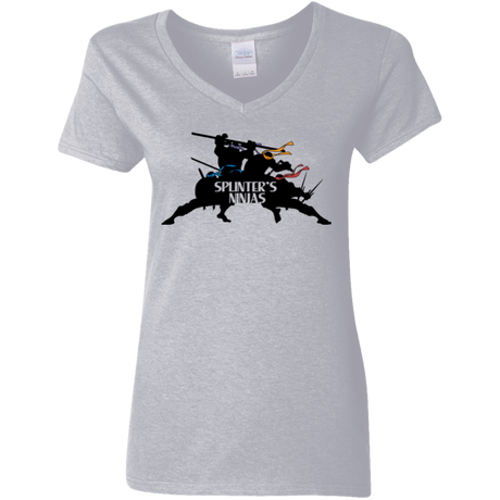 Splinters Ninjas Women's V-Neck T-Shirt