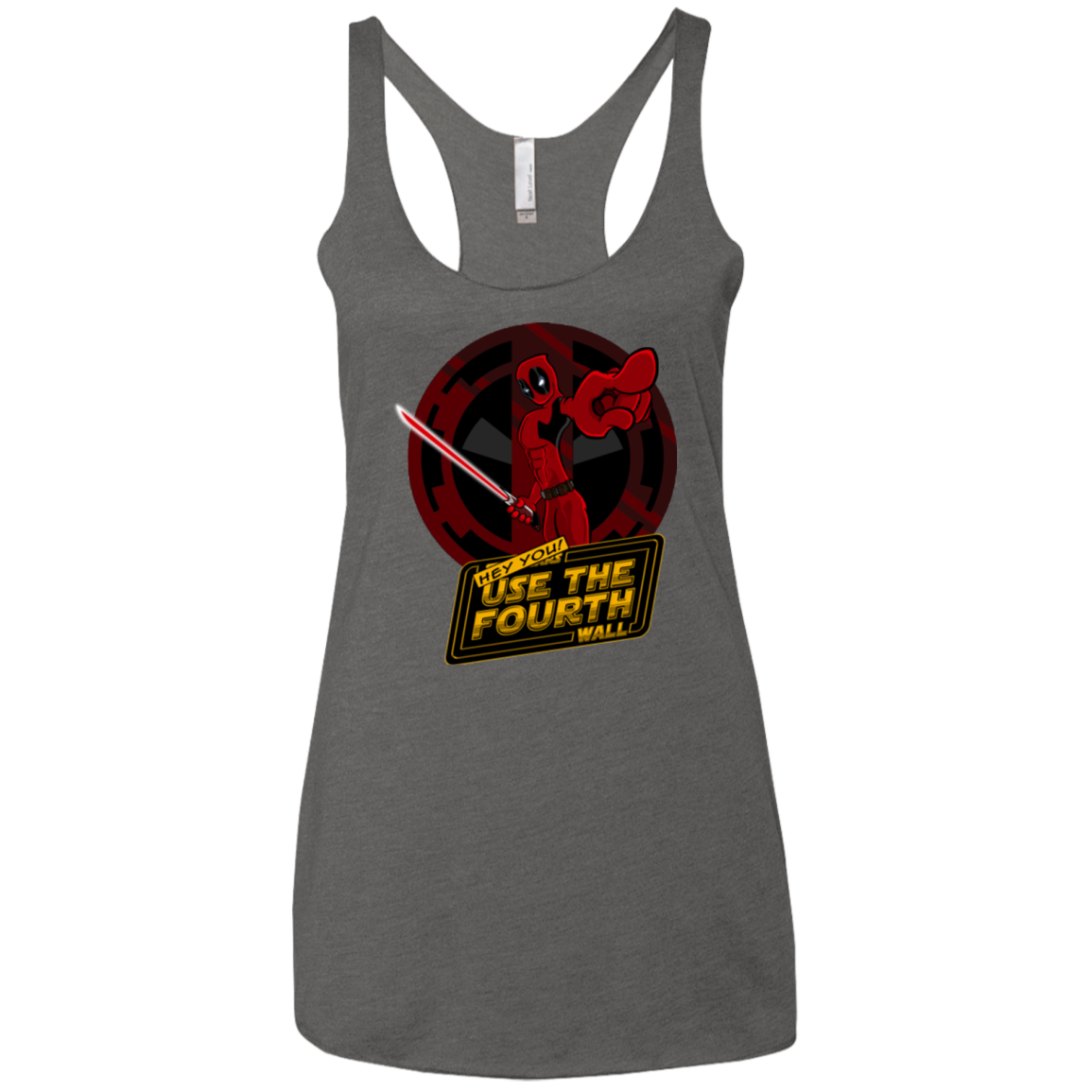 Use The Fourth Wall Women's Triblend Racerback Tank