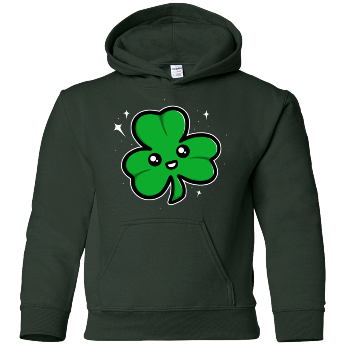 Super Cute Shamrock Youth Hoodie