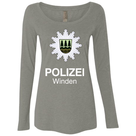 Winden Polizei Women's Triblend Long Sleeve Shirt