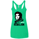 Viva la Rebelion Women's Triblend Racerback Tank