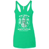 White Lotus Women's Triblend Racerback Tank