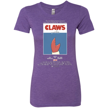 Claws Movie Poster Women's Triblend T-Shirt