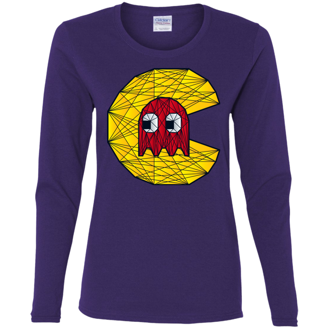 Poly Pac Man Women's Long Sleeve T-Shirt