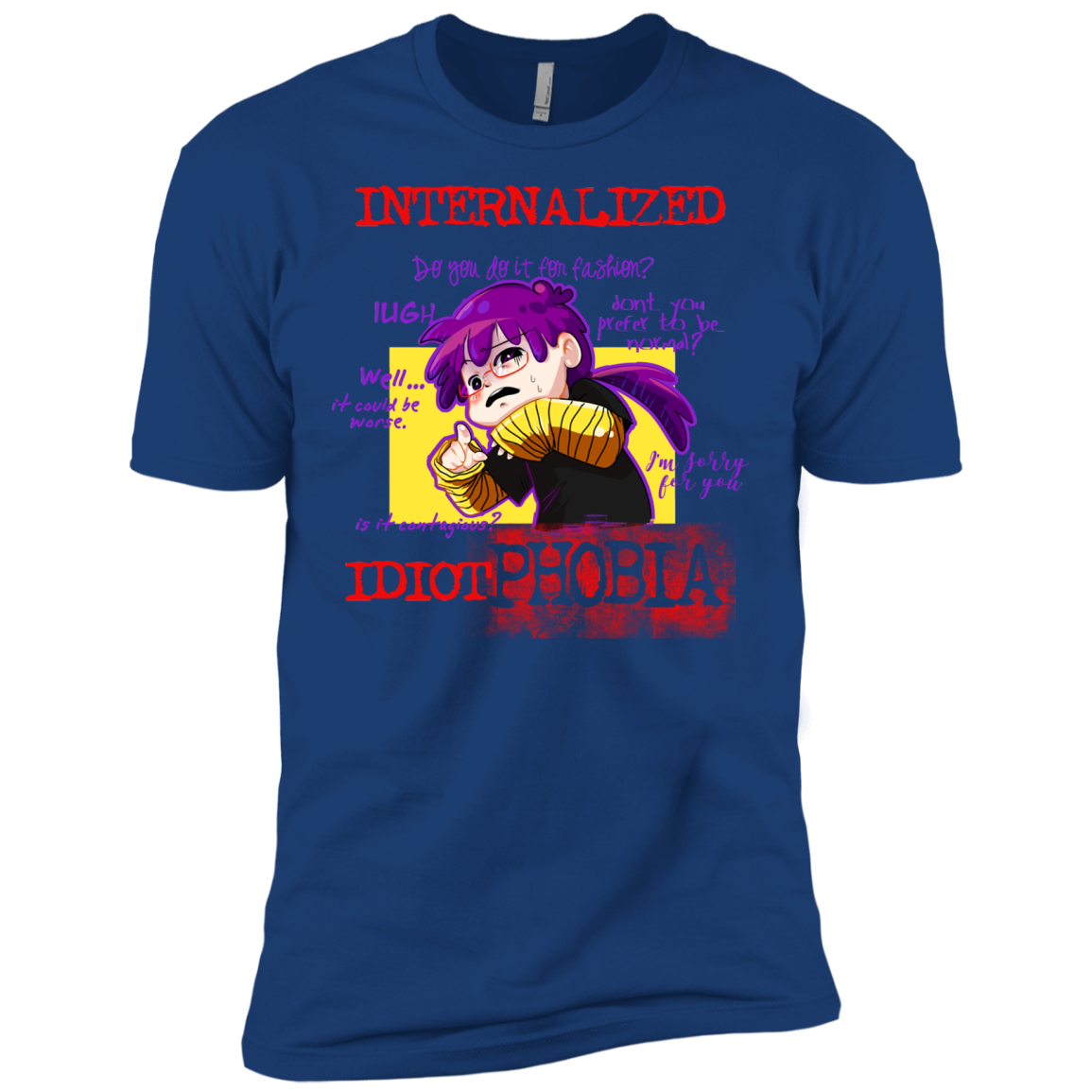 Idiot phobia Men's Premium T-Shirt