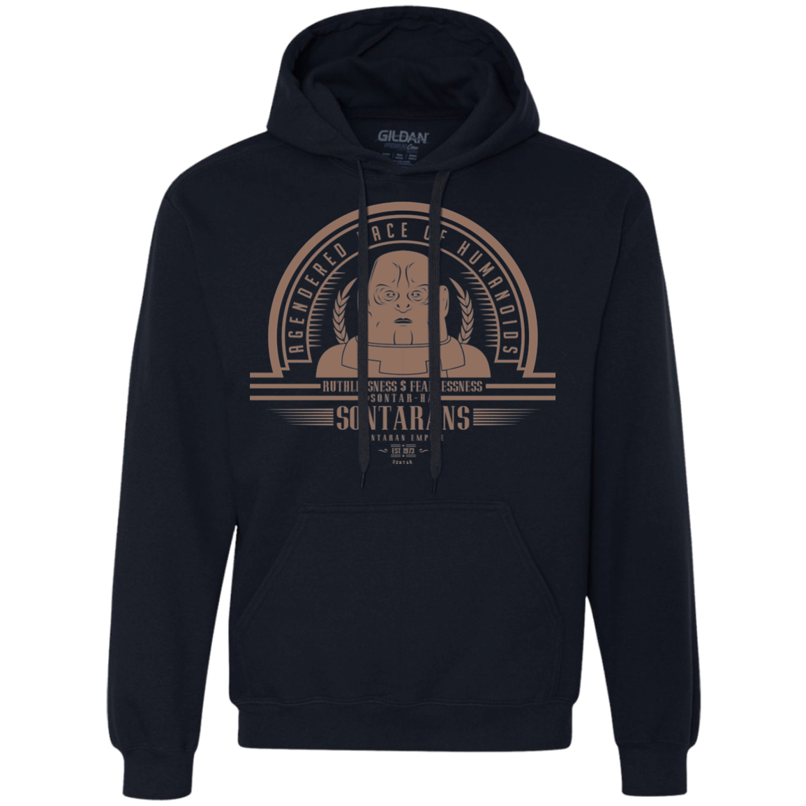 Who Villains Sontarans Premium Fleece Hoodie