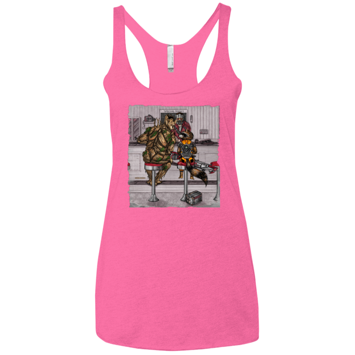 The Runaways Women's Triblend Racerback Tank