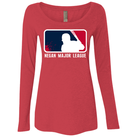 Negan Mayor League Women's Triblend Long Sleeve Shirt