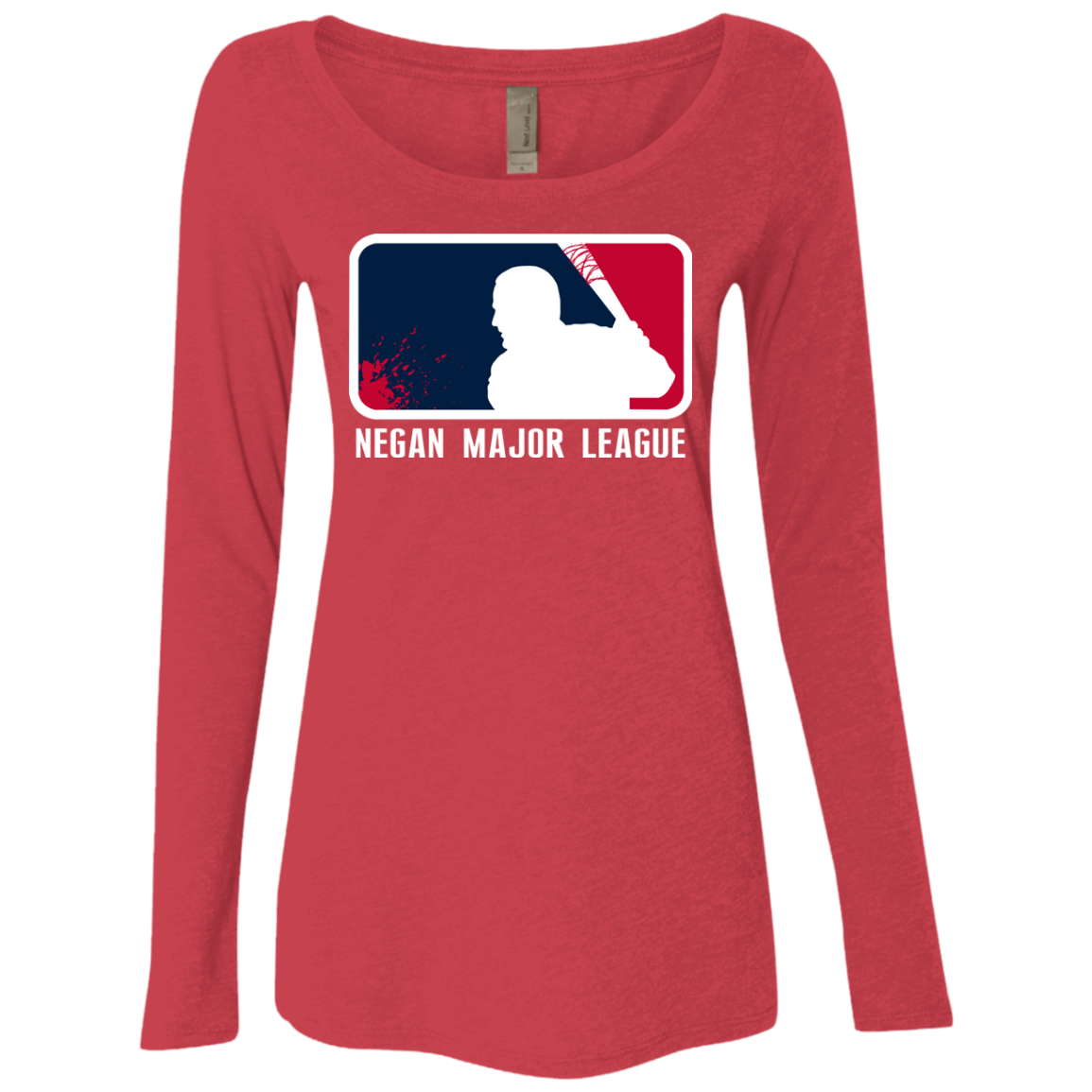 Negan Mayor League Women's Triblend Long Sleeve Shirt