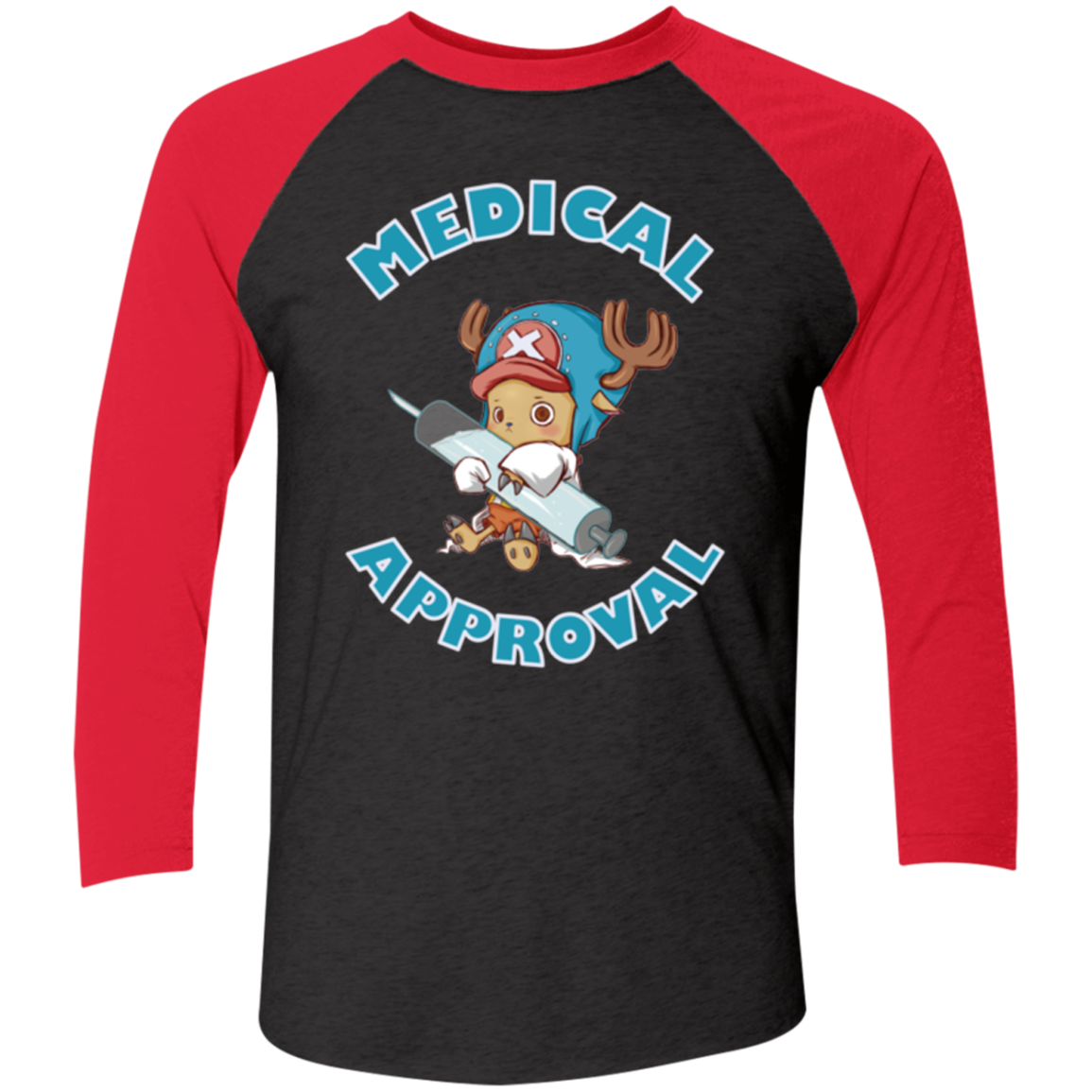 Medical approval Triblend 3/4 Sleeve