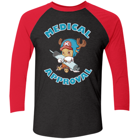 Medical approval Triblend 3/4 Sleeve