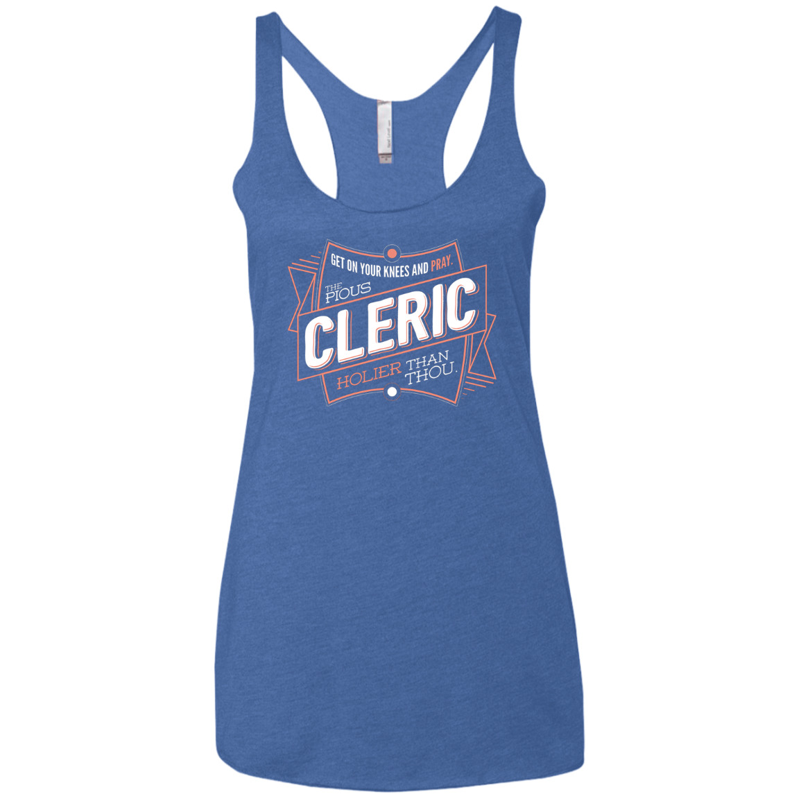 Cleric Women's Triblend Racerback Tank