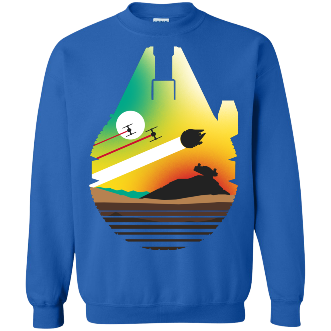 Escape from Desert Planet Crewneck Sweatshirt