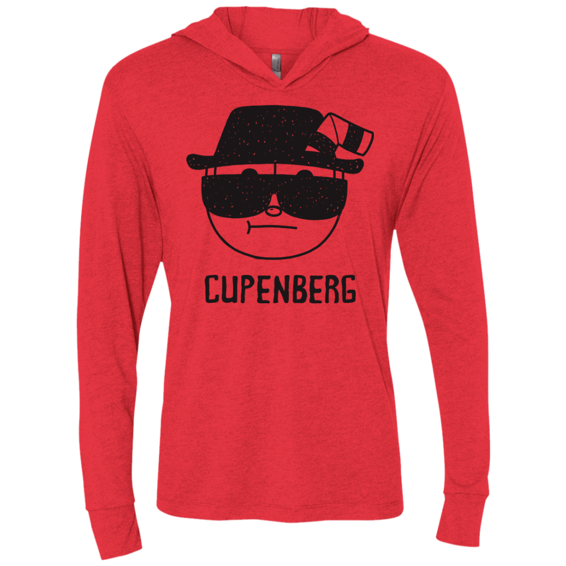 Cupenberg Triblend Long Sleeve Hoodie Tee