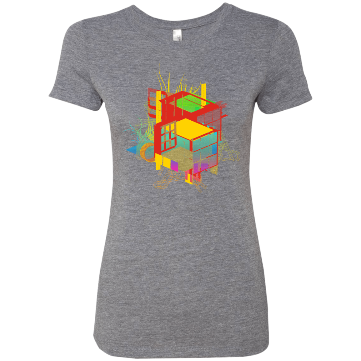 Rubik's Building Women's Triblend T-Shirt