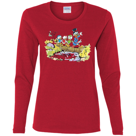 Duck Tails Women's Long Sleeve T-Shirt