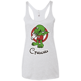 Cutethulhu Women's Triblend Racerback Tank