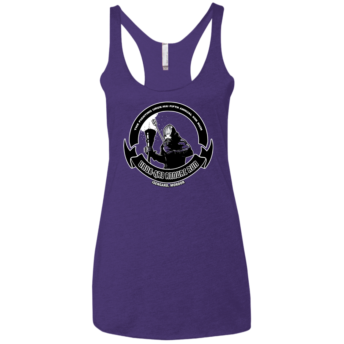 Uruk Hai Annual Run Women's Triblend Racerback Tank
