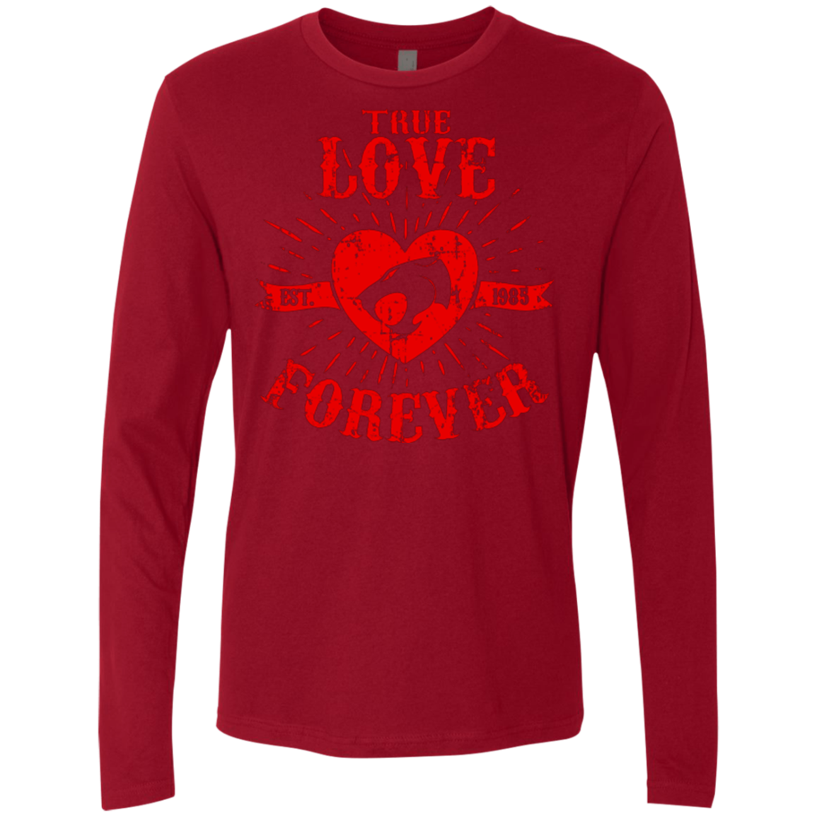 True Love Forever Thunder Men's Premium Long Sleeve