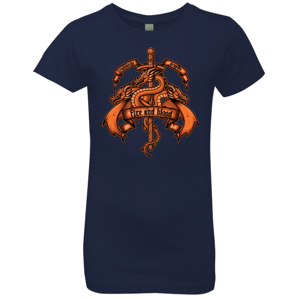 FIRE AND BLOOD Girls Premium T-Shirt