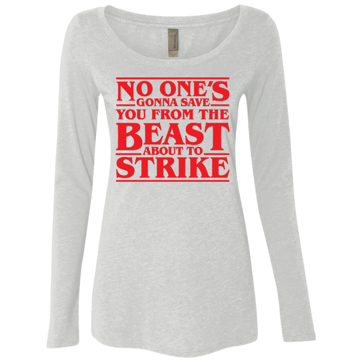 The Beast Women's Triblend Long Sleeve Shirt
