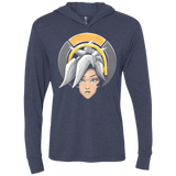 The Peerless Healer Triblend Long Sleeve Hoodie Tee