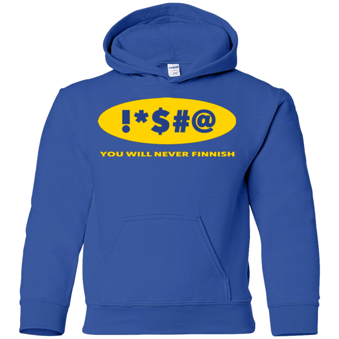 Swearing Never Finnish Youth Hoodie