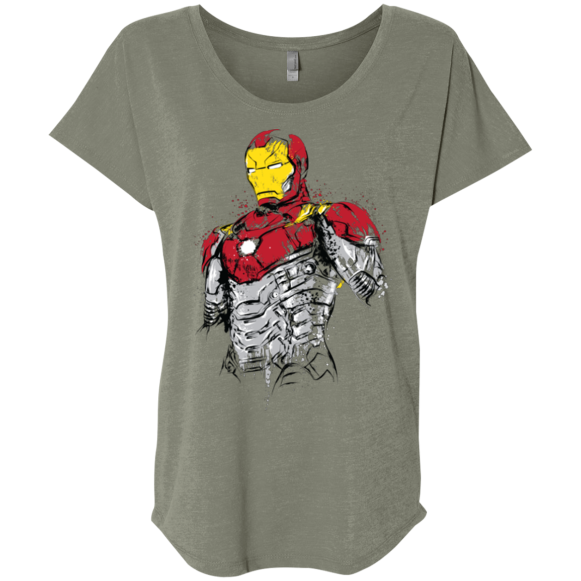 Ironman - Mark XLVII Armor Triblend Dolman Sleeve