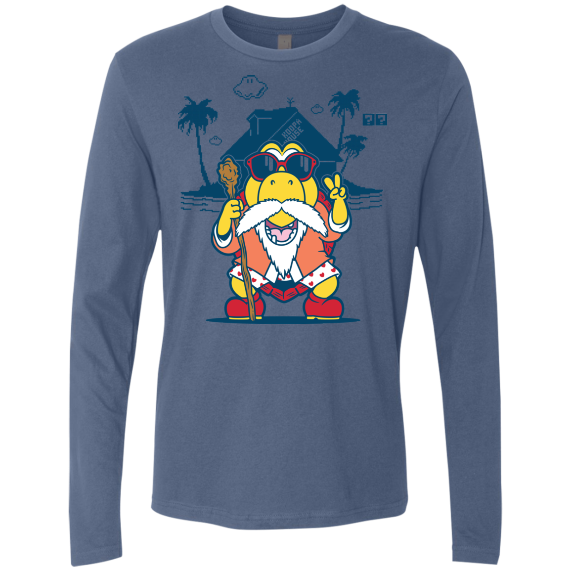 TURTLE HERMIT Men's Premium Long Sleeve