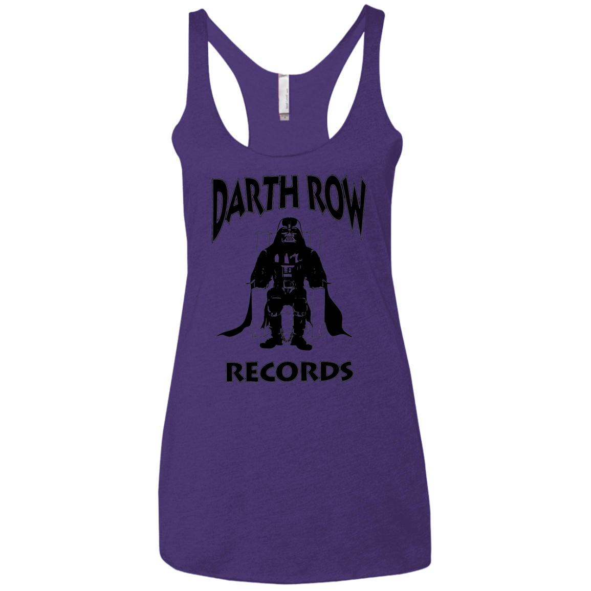 Darth Row Records Women's Triblend Racerback Tank
