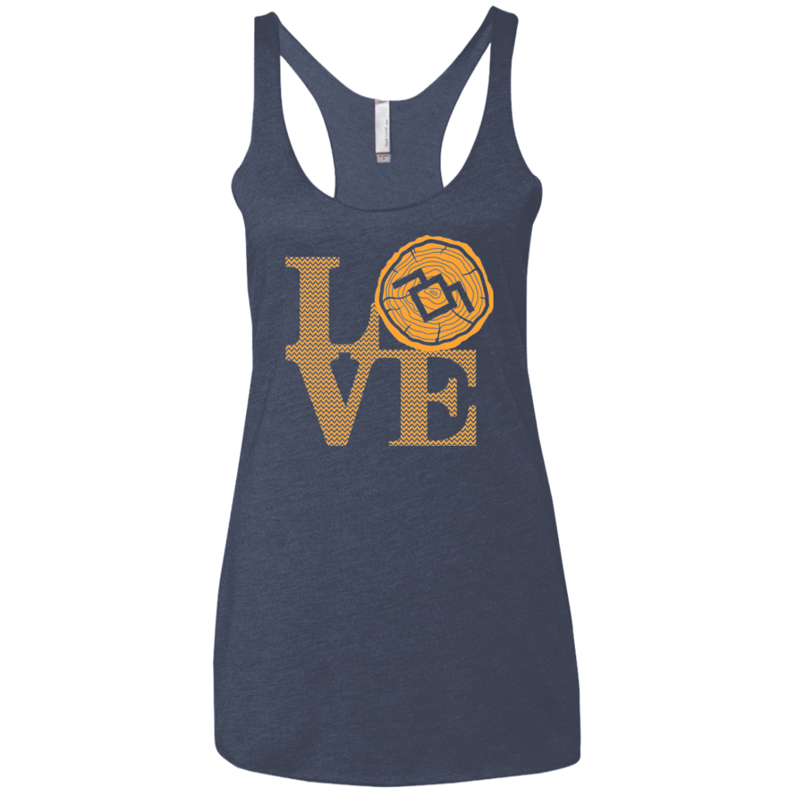 LOVE TWIN PEAKS Women's Triblend Racerback Tank