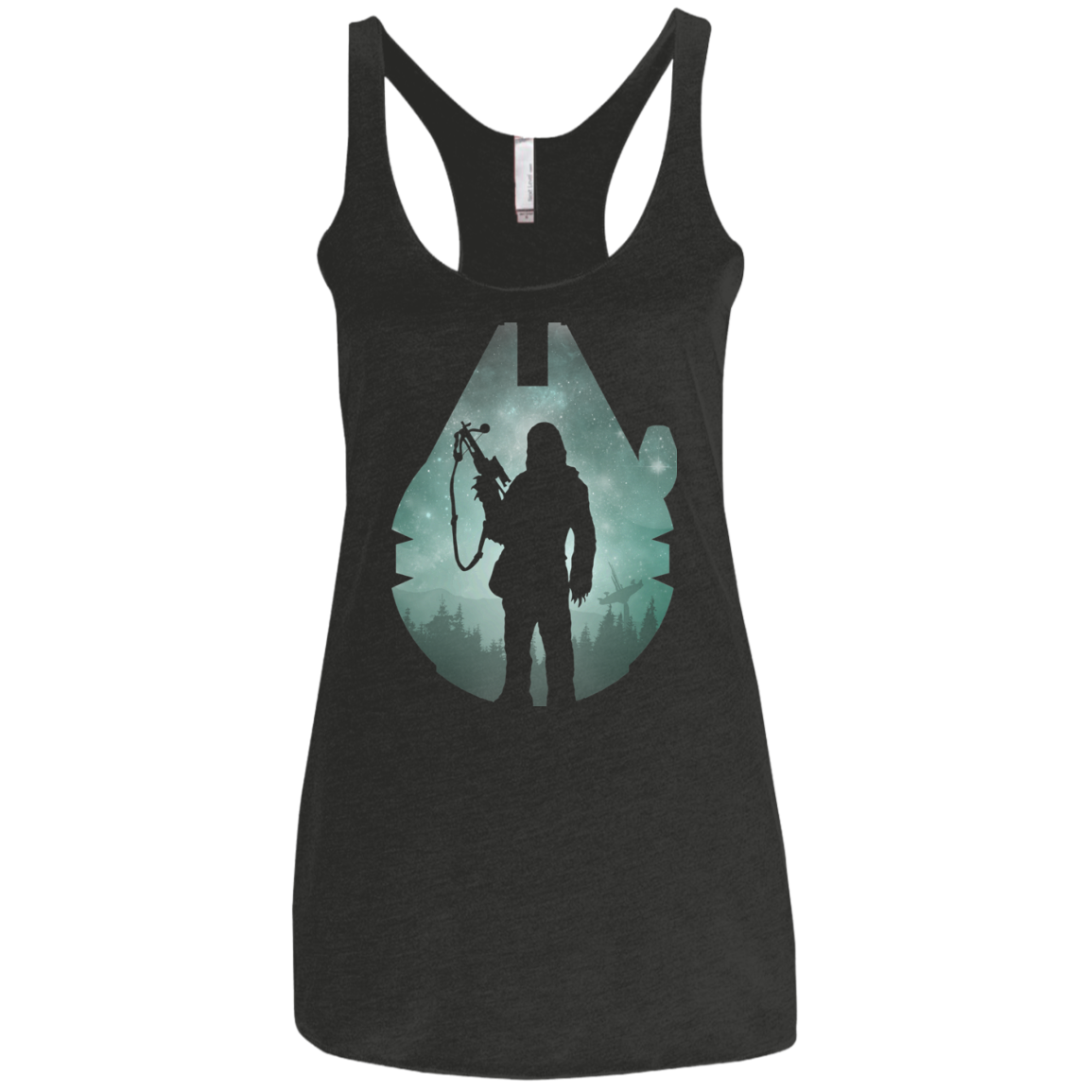 The Wookiee Women's Triblend Racerback Tank