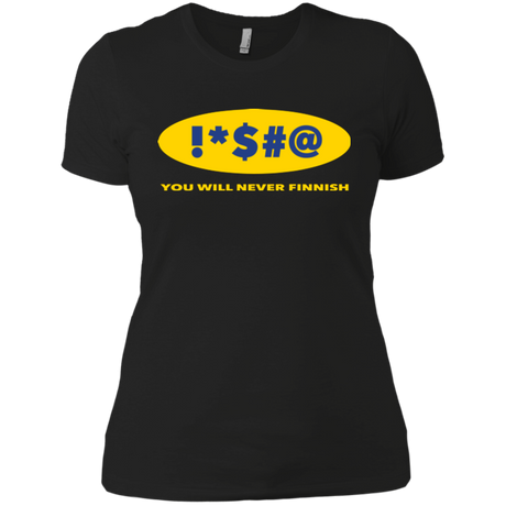 Swearing Never Finnish Women's Premium T-Shirt