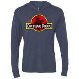 Cactuar Park Triblend Long Sleeve Hoodie Tee