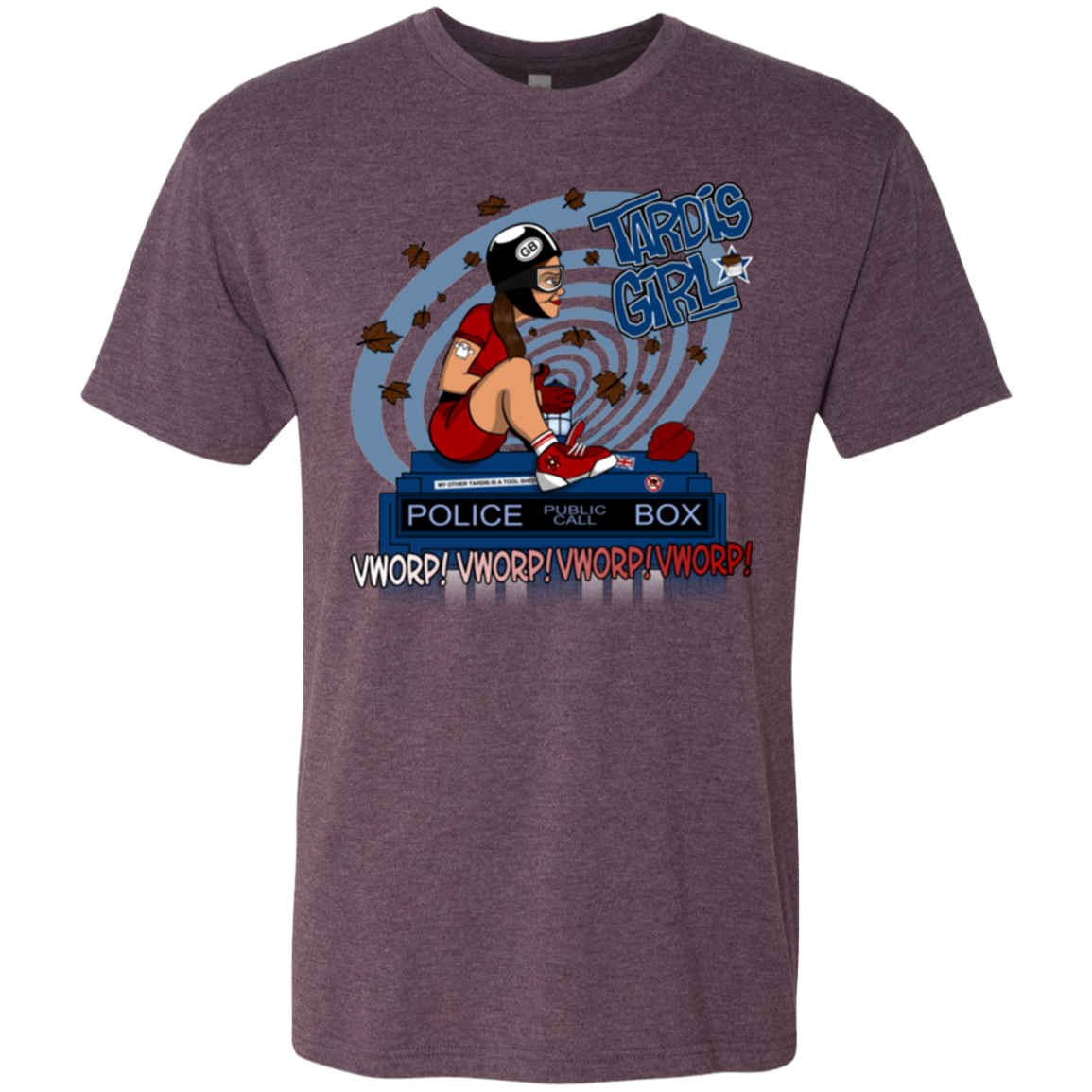 Tardis Girl Men's Triblend T-Shirt