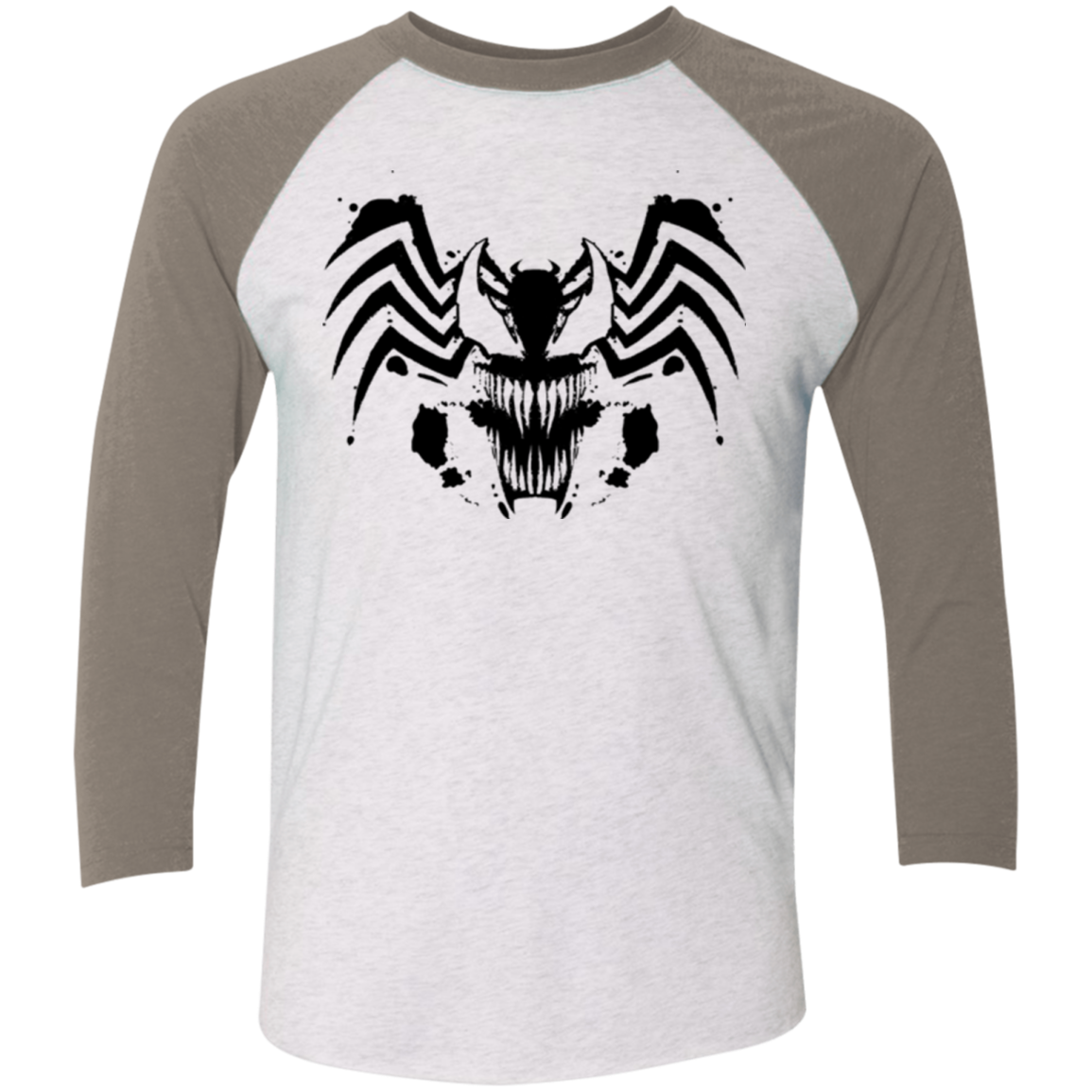 Symbiote Rorschach Men's Triblend 3/4 Sleeve