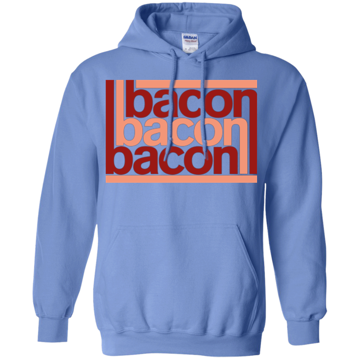 Bacon-Bacon-Bacon Pullover Hoodie