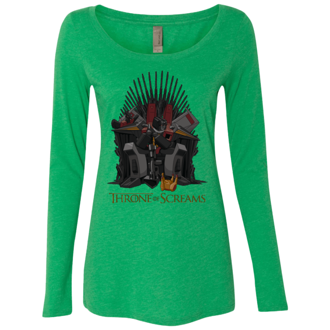 Throne Of Screams Women's Triblend Long Sleeve Shirt