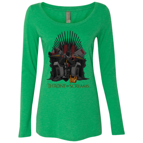 Throne Of Screams Women's Triblend Long Sleeve Shirt