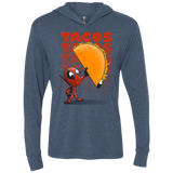 Tacos Triblend Long Sleeve Hoodie Tee