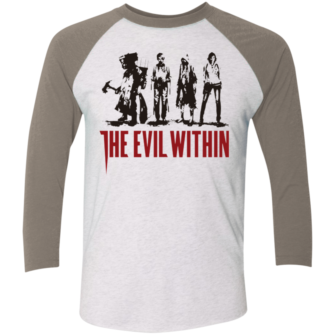 The Evil Within Men's Triblend 3/4 Sleeve