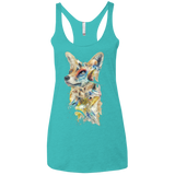 Heroes of Lylat Star Fox Women's Triblend Racerback Tank