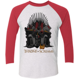 Throne Of Screams Men's Triblend 3/4 Sleeve