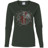 Death Star Plan Women's Long Sleeve T-Shirt