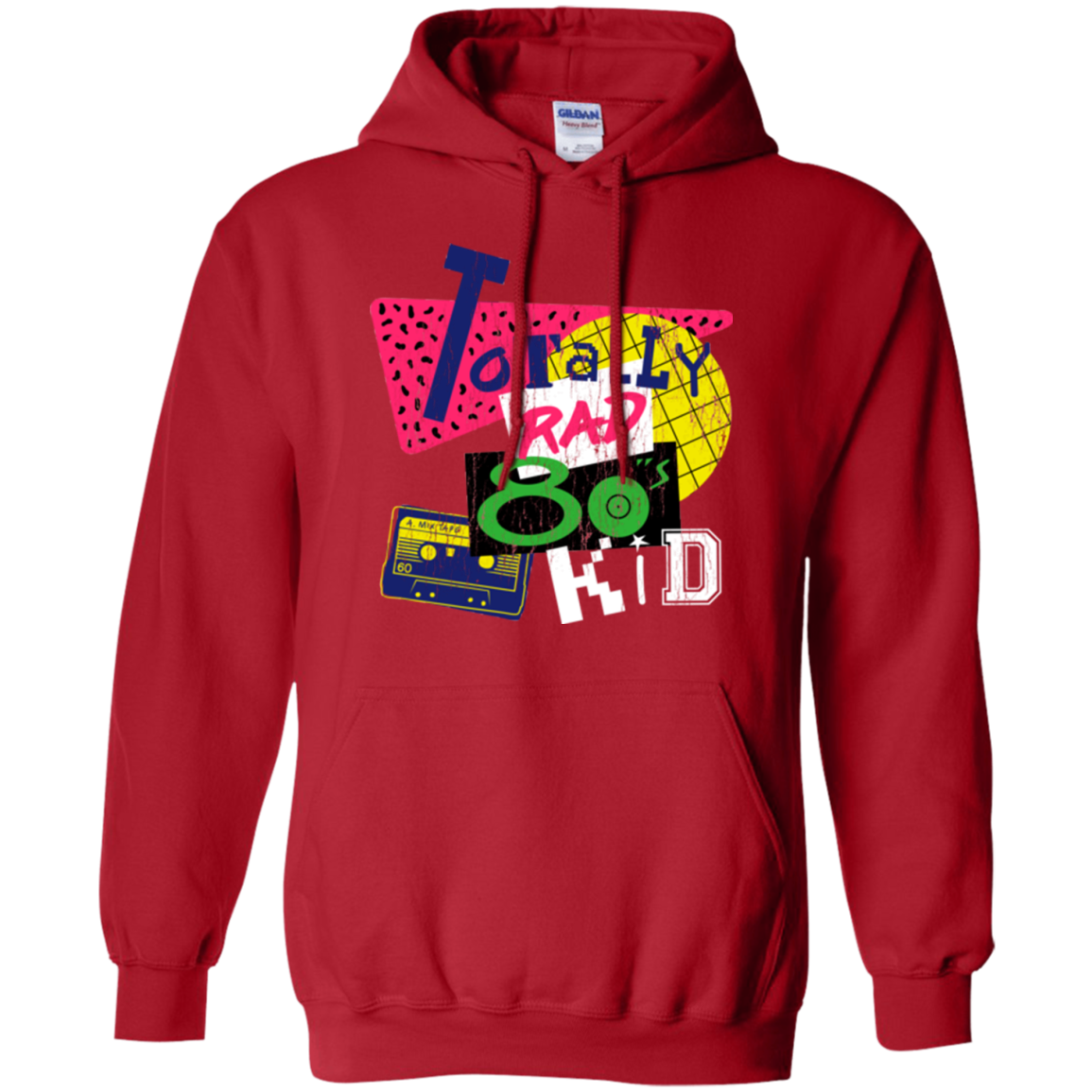 Totally Rad Pullover Hoodie